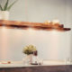 LED Holz Massive Hängelampe für die Küche, Wohnzimmer, Esszimmer und Esstisch.